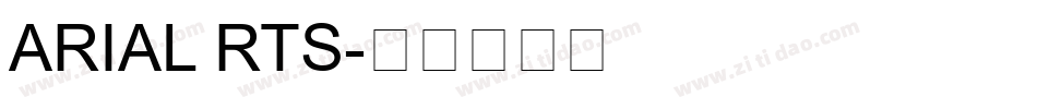 ARIAL RTS字体转换